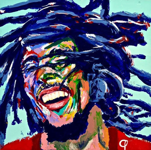 Bob Marley I - Limited Edition Print 36X36 Inch